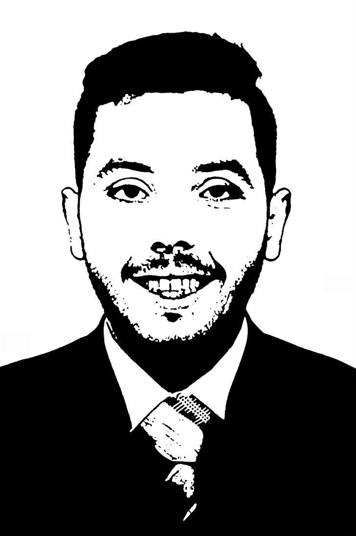 Portrait of Yassine Berqiqch